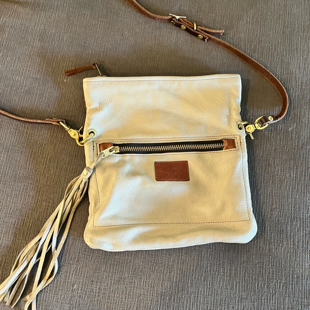 Alexis Drake Eva crossbody clutch leather